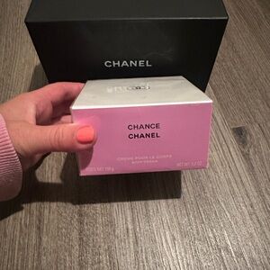 NEW in plastic CHANEL Chance Body Cream in Pink Box